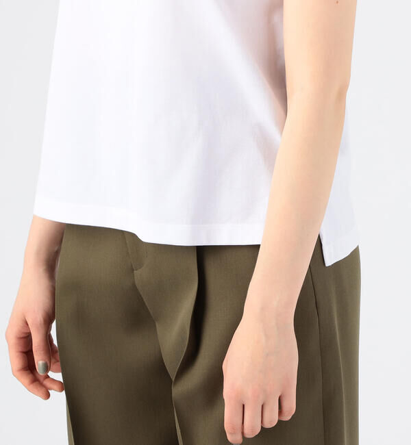 TOMORROWLAND collection「スーピマコットンジャージー クルーネックプルオーバー」|Tシャツ・カットソー|