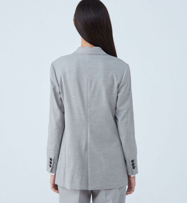 TOMORROWLAND collection「シャイニーピンヘッド ダブルブレストジャケット」|テーラードジャケット|