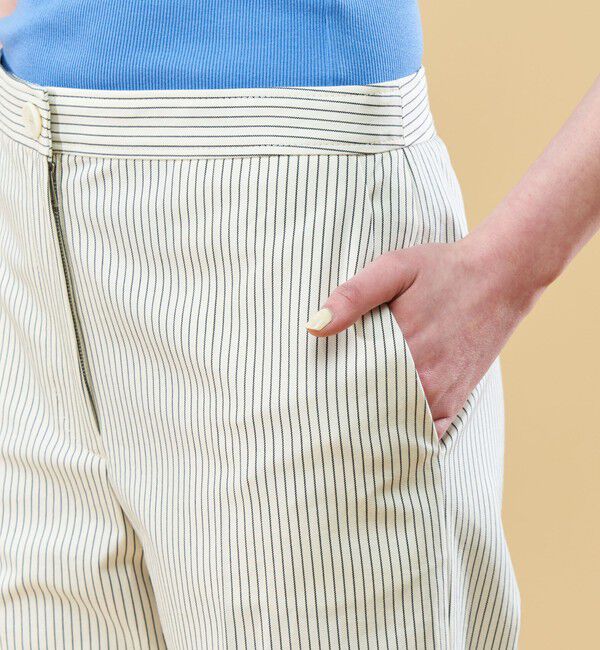 DES PRES「ドライコットンギャバジン ストレートパンツ」|スラックス|