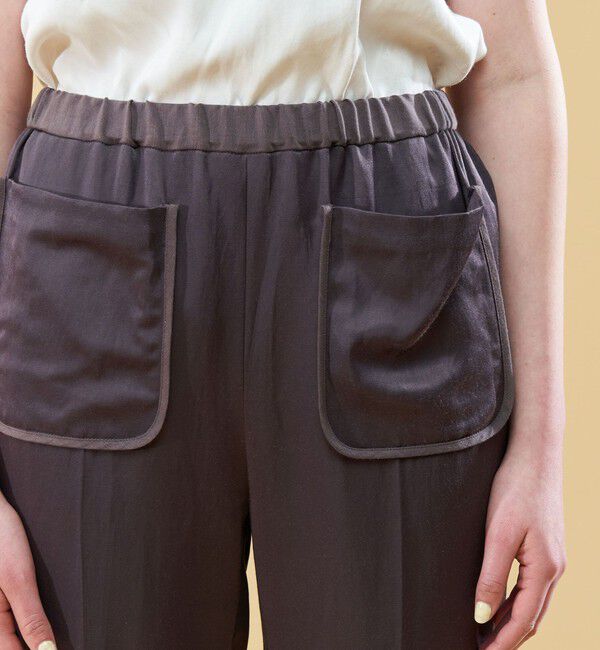 DES PRES「ソフトサテン フロントポケットパンツ」|その他|