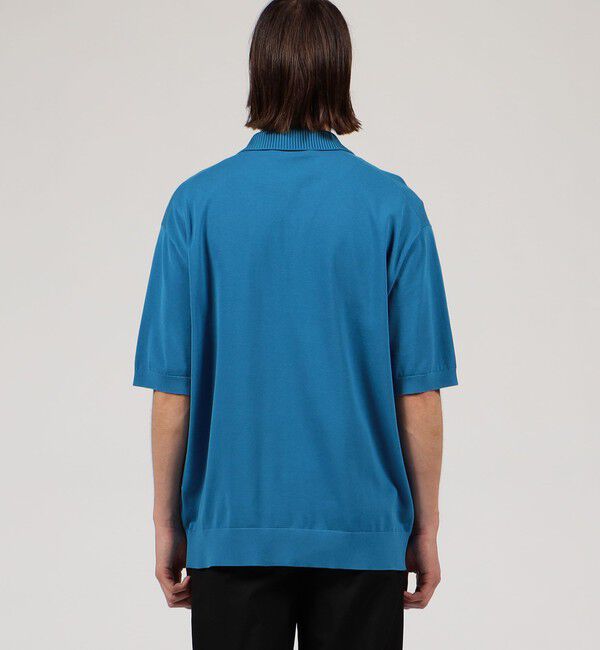 CABaN「コットン ポロニットプルオーバー」|ニット・セーター|