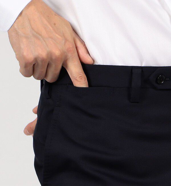 TOMORROWLAND MENS「ウールツイル ノープリーツスリムスラックス HORIZON TWILL  E.Zegna」|スラックス|