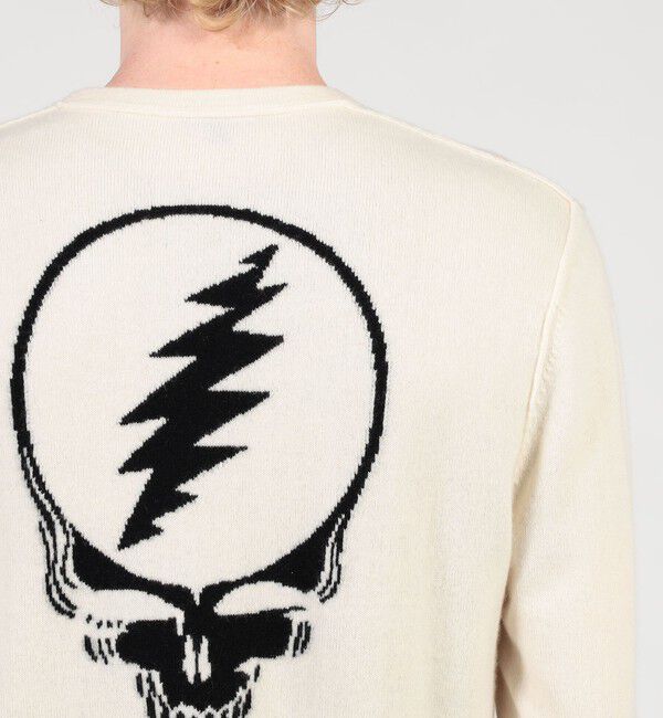 JAMES PERSE「GRATEFUL DEAD リサイクルドカシミヤ バックプリントプルオーバー MRBC3426GM」|ニット・セーター|