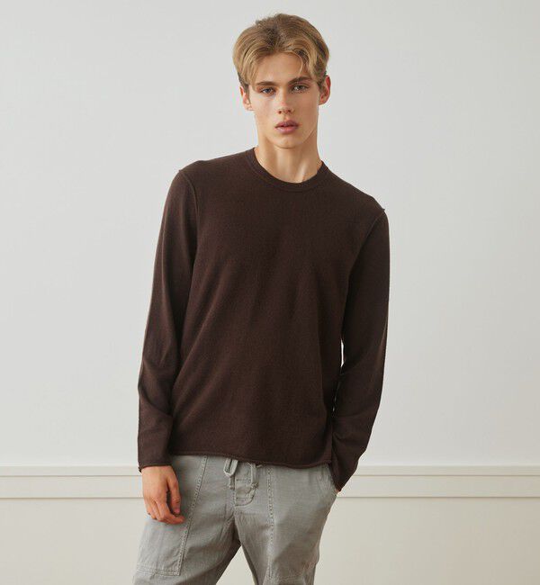 JAMES PERSE「GRATEFUL DEAD リサイクルドカシミヤ バックプリントプルオーバー MRBC3426GM」|ニット・セーター|