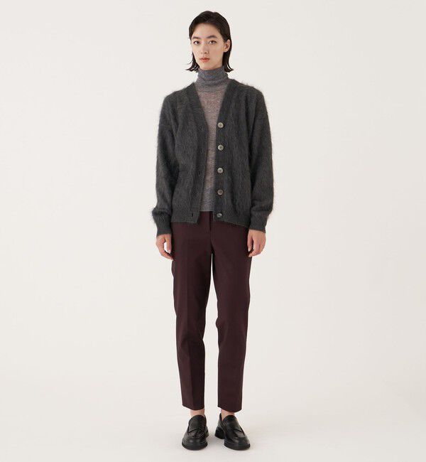 DES PRES「ピュアカシミヤファー Vネックカーディガン」|カーディガン|
