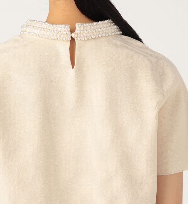 Ballsey「パールコンビ パディットカラープルオーバー」|ニット・セーター|