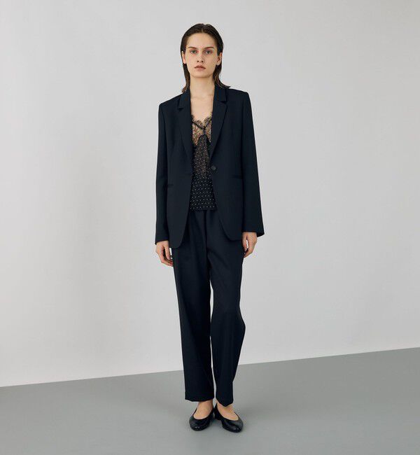 DES PRES「ポリエステルウールバラシャ ノッチドラペルジャケット」|テーラードジャケット|