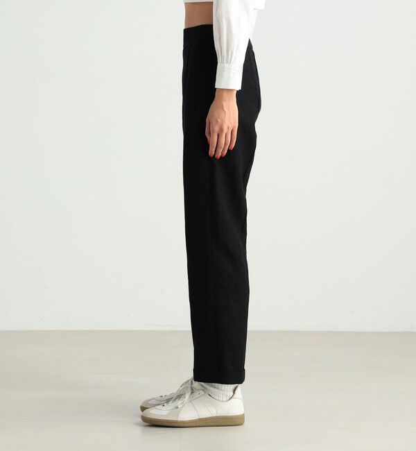 BACCA「ウールリネンギャバジン テーパードパンツ」|その他|