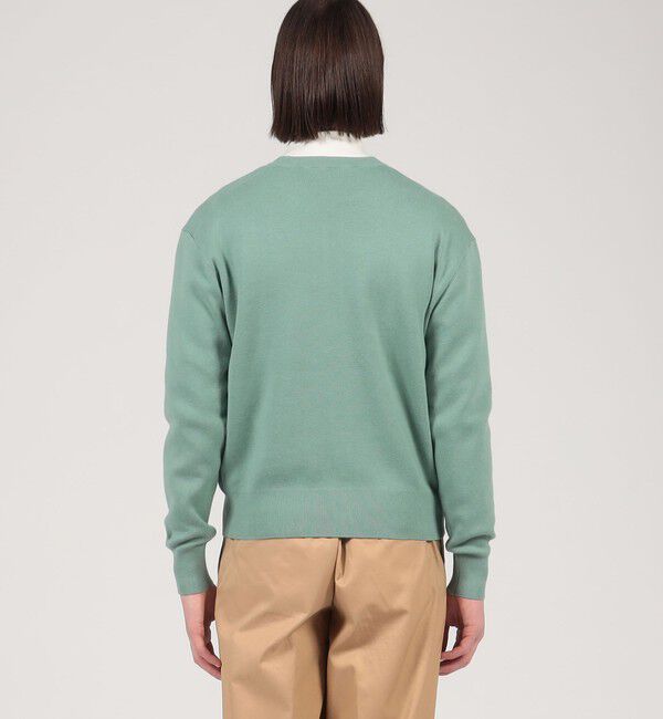 CABaN「CABaN コットンカシミヤ ポケットクルーネックカーディガン」|ニット・セーター|