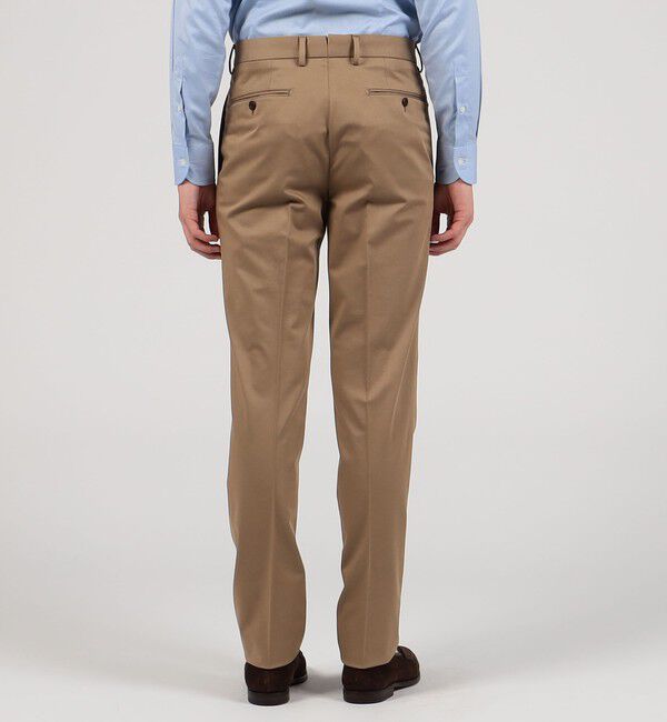 TOMORROWLAND MENS「コットンポリエステル 1プリーツスリムスラックス」|スラックス|