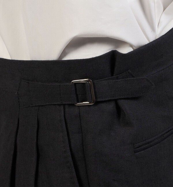 TOMORROWLAND MENS「ベルジャンリネン 2プリーツショーツ」|その他|