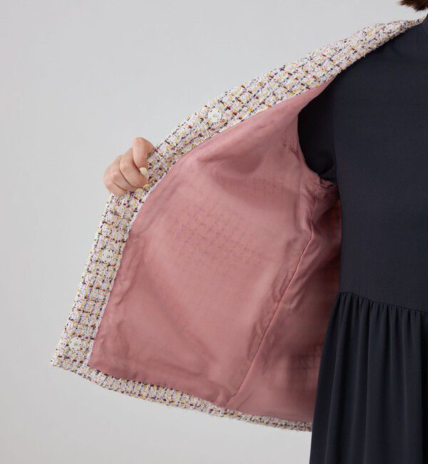 Ballsey「Petunia カラーレスジャケット」|ノーカラージャケット|