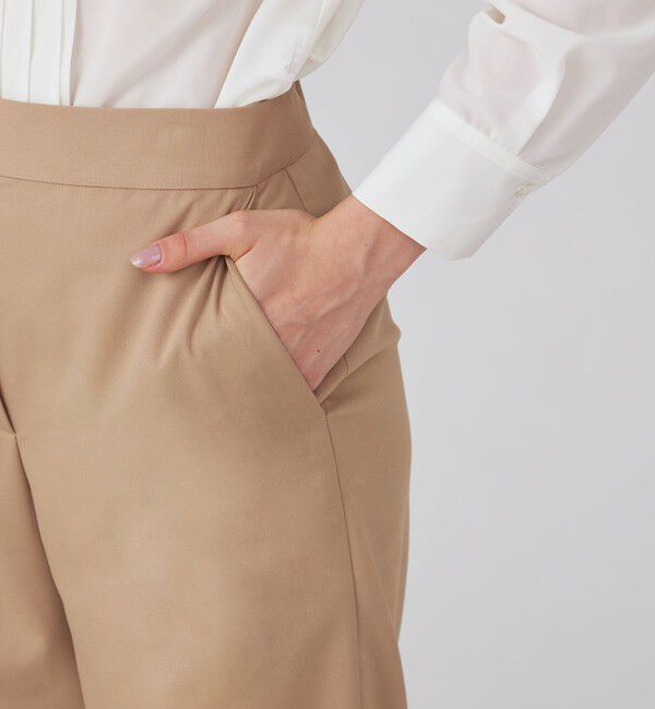 Ballsey「ポリエステルレーヨンストレッチ セミワイドパンツ」|その他|