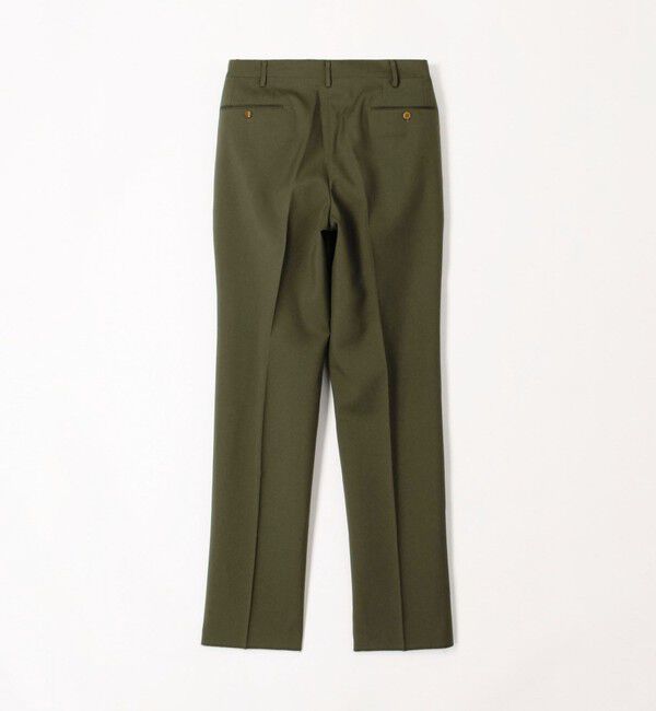 TOMORROWLAND MENS「ペーパーウール イン2プリーツストレートスラックス」|スラックス|