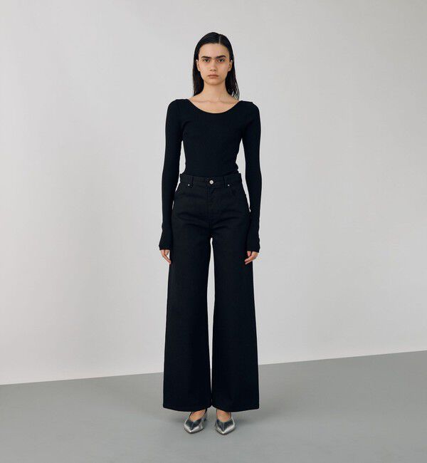 DES PRES「シルクコットンリブ ラウンドネックプルオーバー」|Tシャツ・カットソー|