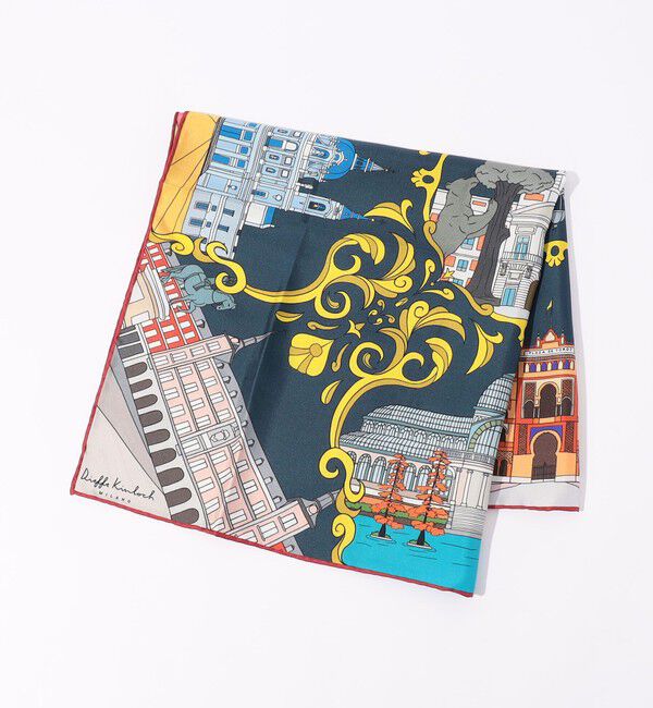 TOMORROWLAND GOODS「Kinloch シルクプリント スカーフ」|バンダナ・スカーフ|