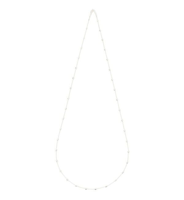 TOMORROWLAND GOODS「mounir ドットネックレス」|ネックレス|81 シルバー