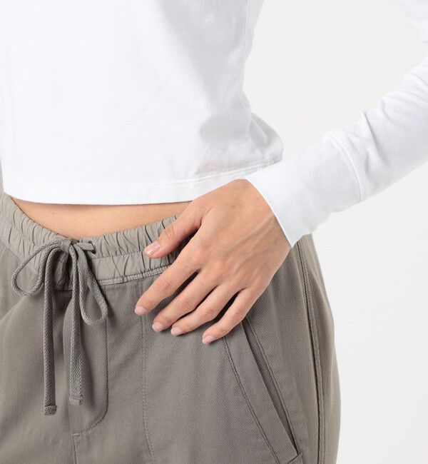 JAMES PERSE「コットンポリエステル クロップドTシャツ WMTP3925」|Tシャツ・カットソー|