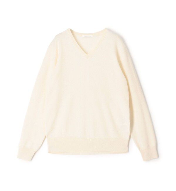 GALERIE VIE「スコットランドカシミヤ Vネックニット」|ニット・セーター|11 ホワイト