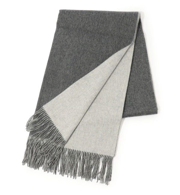 TOMORROWLAND GOODS「TOMORROWLAND ダブルフェイス ストール」|ストール|16 グレー系