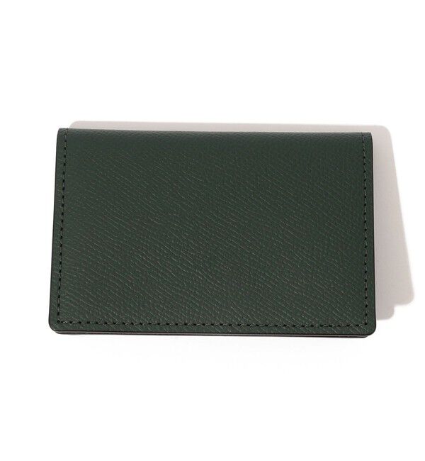TOMORROWLAND GOODS「【別注】BROOKLYN MUSEUM シュリンクレザー マチカードケース」|名刺入れ・カードケース|57 カーキ