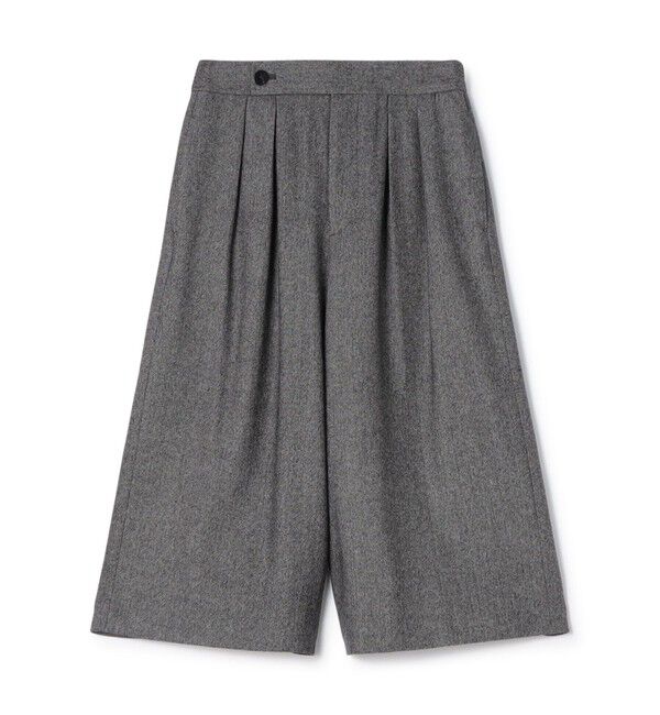 GALERIE VIE「グリジオコットーネ クロップドワイドパンツ」|その他|17 チャコールグレー