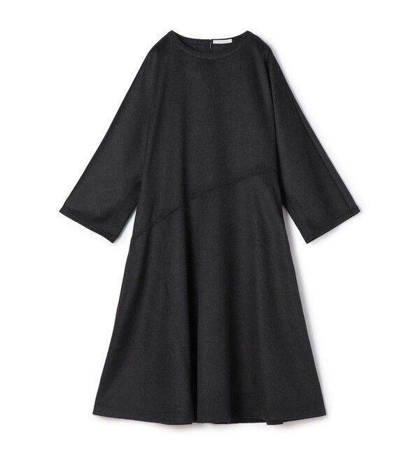 GALERIE VIE「スムースビーバー ワイドヘムワンピース」|ワンピース|17 チャコールグレー