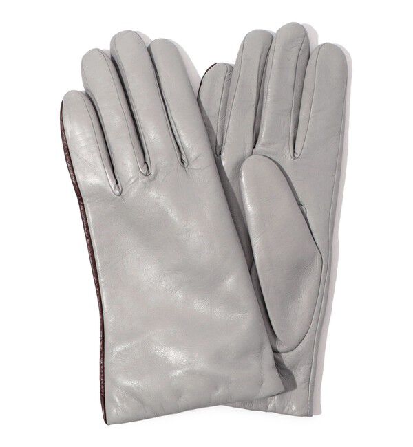 TOMORROWLAND GOODS「Gloves レザーグローブ」|手袋|13 ライトグレー