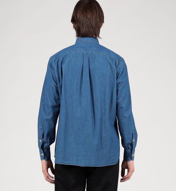 TOMORROWLAND MENS「TOMORROWLAND PILGRIM コットンデニム ボタンダウンシャツ」|シャツ・ブラウス|