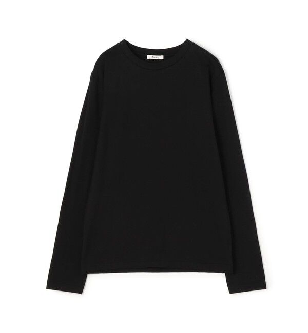 Edition「ピマコットン ロングスリーブトップス」|Tシャツ・カットソー|19 ブラック