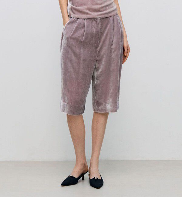 BACCA「レーヨンシルクベルベットリラックスショーツ」|その他|