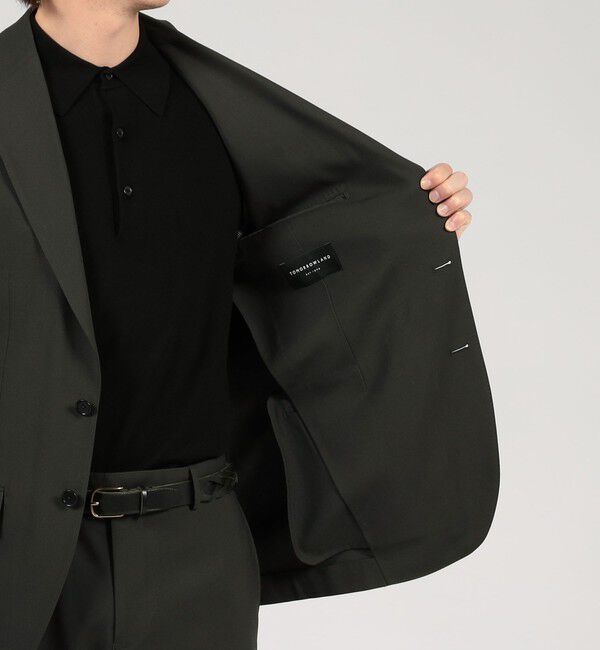 TOMORROWLAND MENS「Super130'sウール シングルブレステッド2Bジャケット DRAGO」|テーラードジャケット|