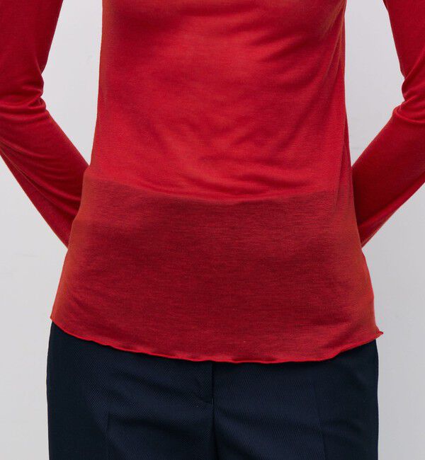 BACCA「テンセルシルク ベーシックカットソー」|Tシャツ・カットソー|