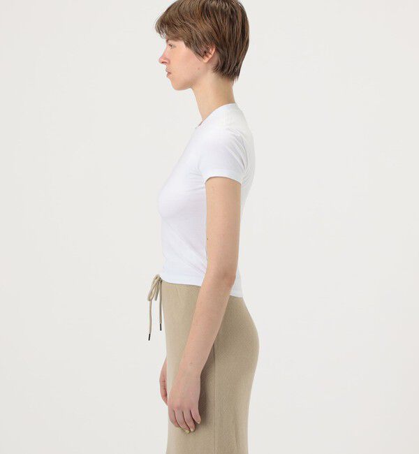 JAMES PERSE「コットンポリエステル クロップドTシャツ WMTP3926」|Tシャツ・カットソー|