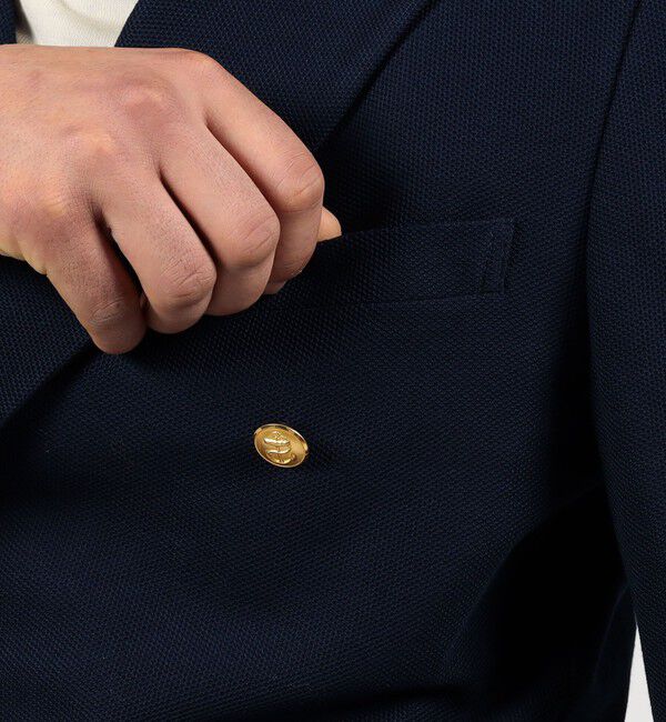 TOMORROWLAND MENS「コットンダブルニット ダブルブレステッド6Bブレザー DONDY」|テーラードジャケット|