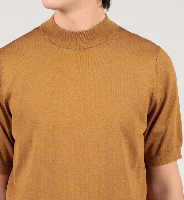 TOMORROWLAND MENS「TOMORROWLAND tricot シルクコットン モックネックプルオーバーニット SESIA」|ニット・セーター|