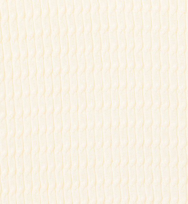 MACPHEE「コットンナイロンケーブル ポロプルオーバー」|ニット・セーター|