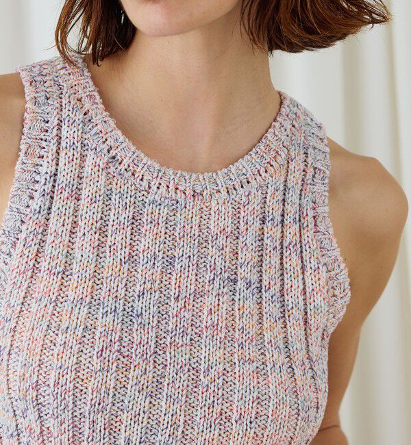 DES PRES「ラミーミックスツイストコットン タンクトップ」|タンクトップ|