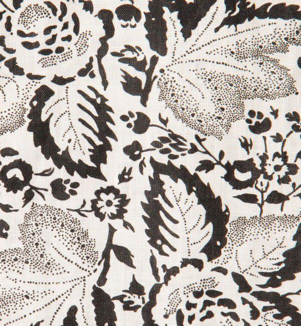 SOULEIADO「リネンプリント ノースリーブワンピース」|ワンピース|