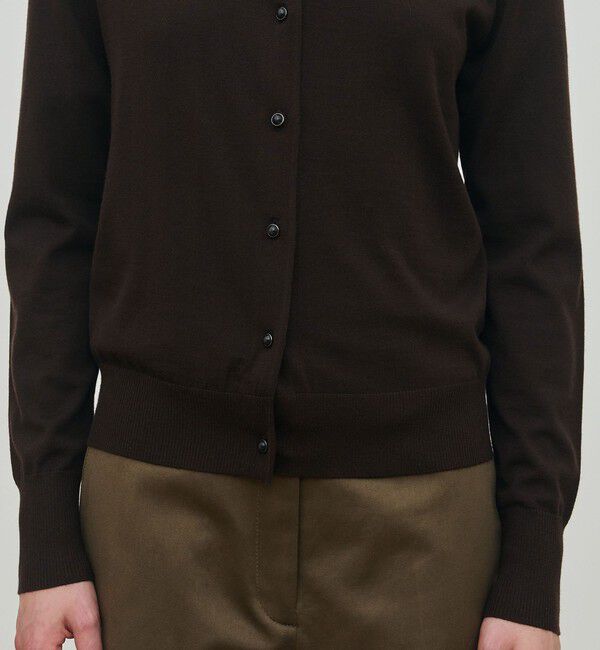 DES PRES「ウーステッドウール クルーネックカーディガン」|カーディガン|