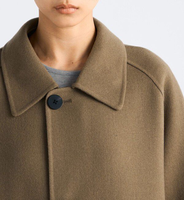 Edition「ウールカシミヤ ダブルフェイス ロングコート」|ステンカラーコート|