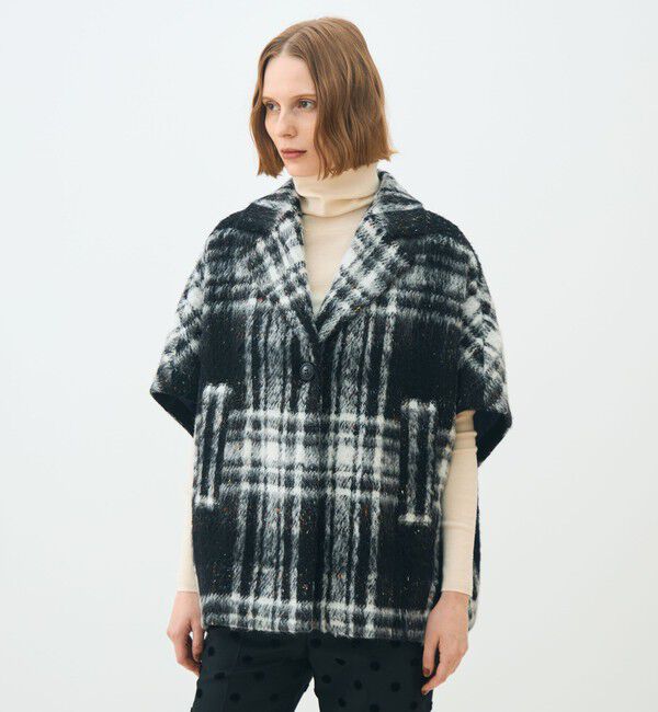 TOMORROWLAND collection「カラーネップチェック ジレクローク」|その他|