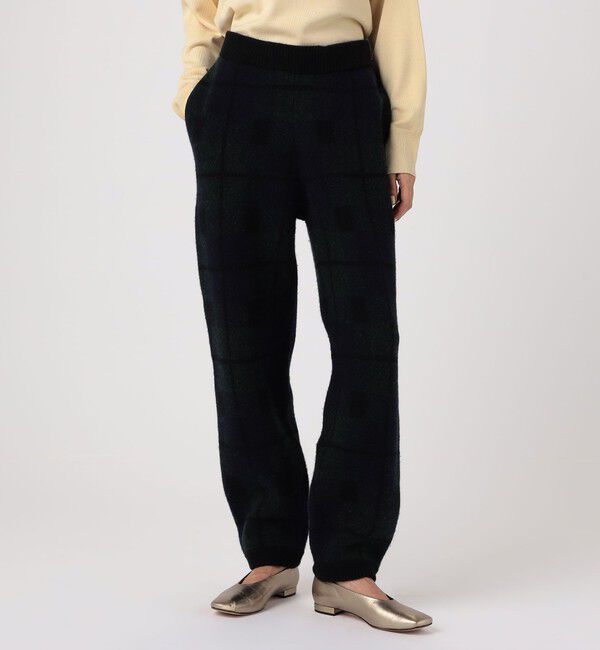 TOMORROWLAND GOODS「【別注】V::room タータンチェック ニットパンツ」|その他|