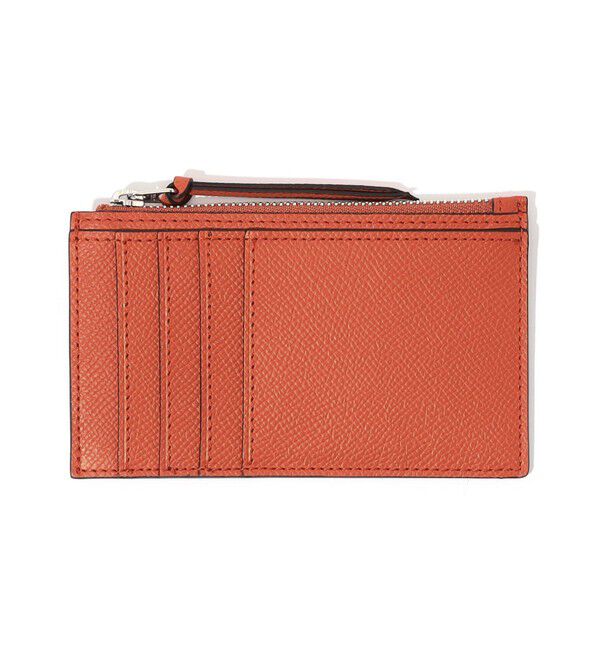 TOMORROWLAND GOODS「【別注】BROOKLYN MUSEUM シュリンクレザー フラグメントケース」|財布|27 オレンジ