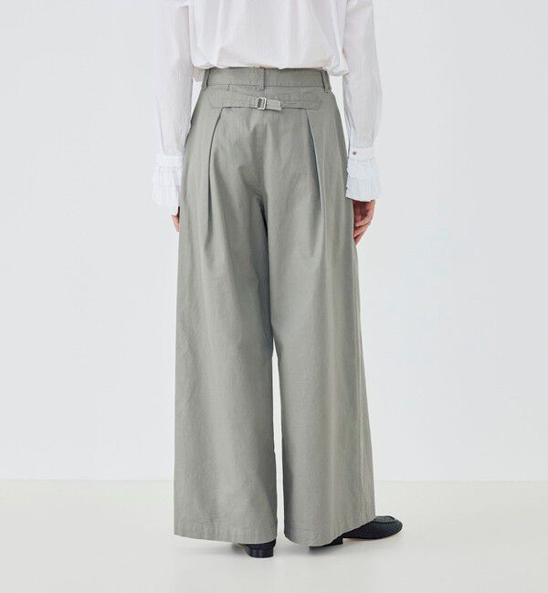 GALERIE VIE「ノンマーセライズドコットン タックワイドパンツ」|その他|
