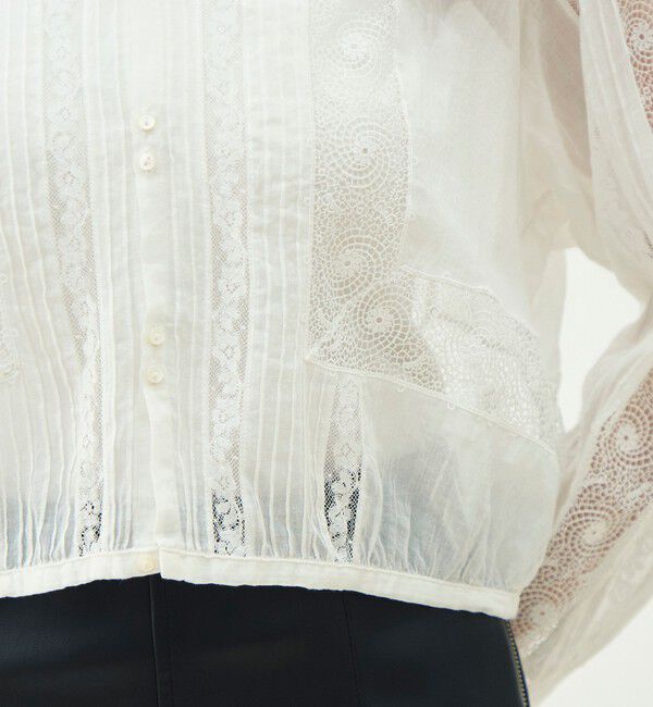 MACPHEE「ビンテージローン セーラーカラーブラウス」|シャツ・ブラウス|