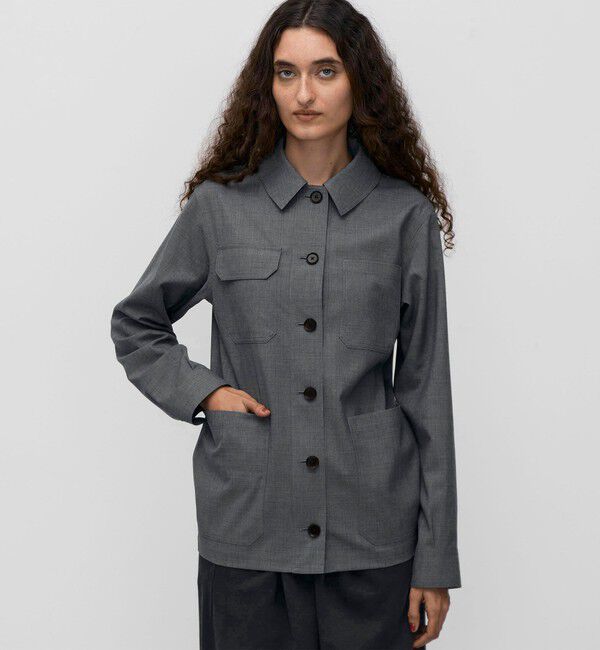 BACCA「ウールトロピカル シャツジャケット」|その他|