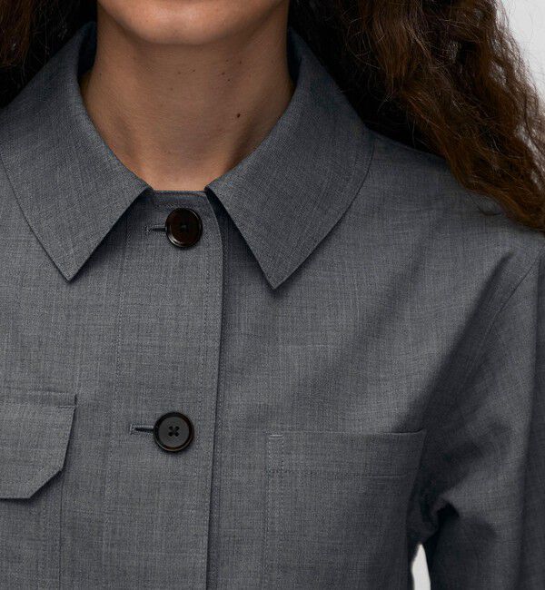 BACCA「ウールトロピカル シャツジャケット」|その他|