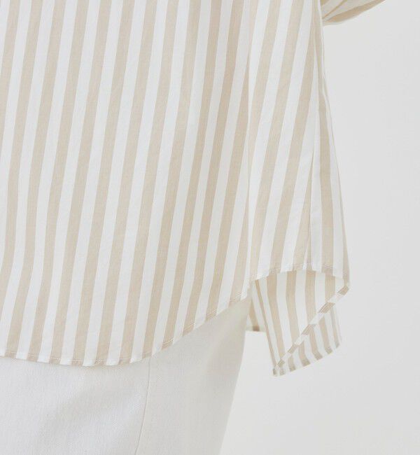 GALERIE VIE「コットンタイプライター ワイドバランスシャツ」|シャツ・ブラウス|