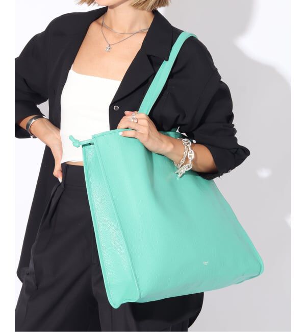  「【blancle/ ブランクレ】S.LETHER SQUEEZE BIG TOTE」|トートバッグ|